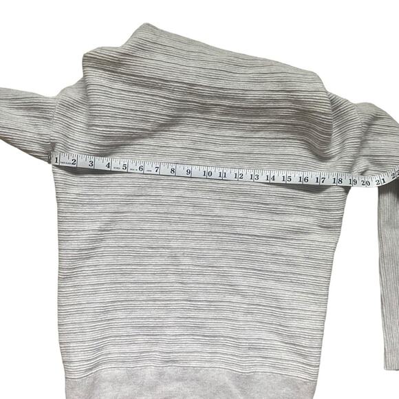 Anthropologie Moth Wool Blend Ribbed Funnel Neck Sweater Size XS - Picture 4 of 7